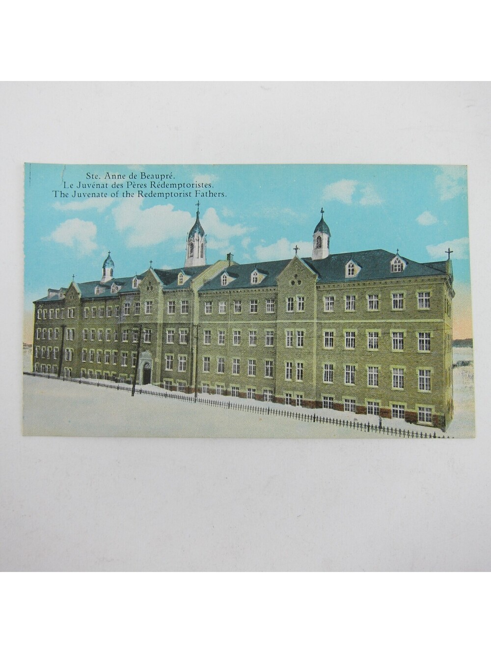 Postcard Quebec Canada Sainte Ste. Anne De Beaupre Juvenate Redemptorist Fathers